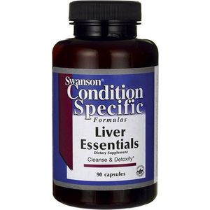 Swanson Health Condition Liver Essentials - Vitamines voor Leverondersteuning - 90 Capsules - 1 Potje