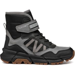 Geox - Flexyper Plus - Dameslaarzen - Zwart - Leer