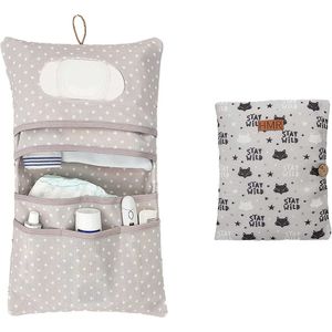 Compacte Luiertas Organizer en Make-up Tas 2 in 1 voor Moeders – Ideaal voor Onderweg