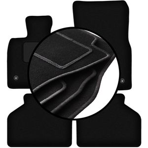 Complete set veloursmatten voor: BMW GT F07 xDrive GT (2009-2017)