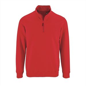 SOL'S Men´s Zip High Collar Sweatshirt Stan L02088 - Red - XL