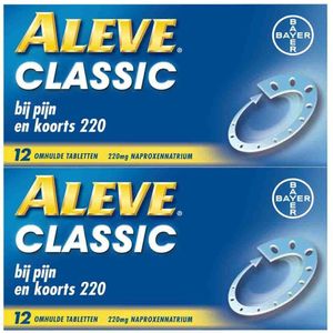 Aleve Classic 220 - 2 x 12 tabletten - Voordeelverpakking