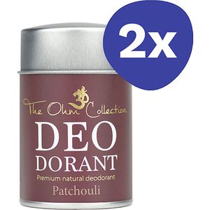 The Ohm Collection Deodorant Poeder Patchouli (2x 120gr)