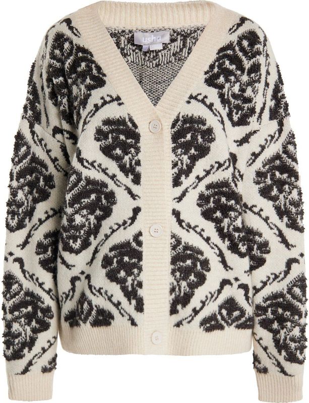 Gebreid Vest - V-hals - Knoopsluiting - Lange Mouw - Normale Pasvorm