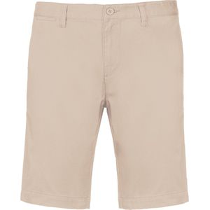 Kariban Heren chino bermudashorts K750 - Beige - 48 NL (42 FR)