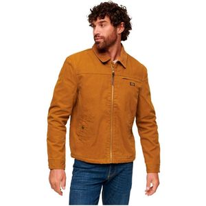 Superdry Workwear Ranch Spijkerjasje Bruin M Man