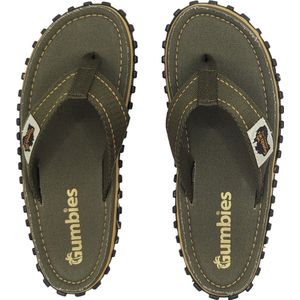 Gumbies - Teenslippers - Khaki - Maat 41