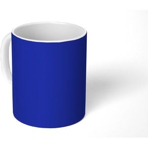 Mok - Koffiemok - Blauw - Effen kleur - Donkerblauw - Mokken - 350 ML - Beker - Koffiemokken - Theemok