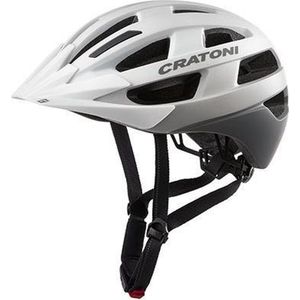 Cratoni Velo-X Fietshelm - Maat M/L - (58-61cm) - Wit