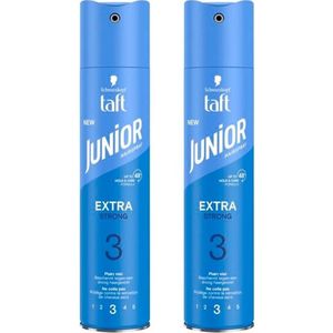 Taft Junior Haarlak - Extra Strong - 2 x 250 ml
