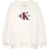 Calvin Klein Jeans Teddy Monologo Cn Sweatshirt Beige 8 Years Meisjes