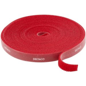 DSIT Klittenband 5 meter - 9 mm breed - rood