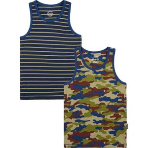 Boys Singlet 2 Pack - Army Green - Claesen's®