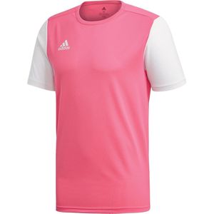 adidas Estro 19  Sportshirt - Maat M  - Mannen - roze/wit