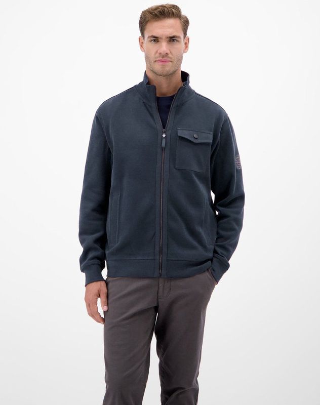 Lerros - Sweatvest - Classic Navy - Heren - Modieus-Sportief