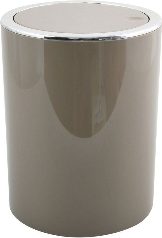 MSV - KAMAKA - Prullenbak - Taupe - 6 Liter - ABS