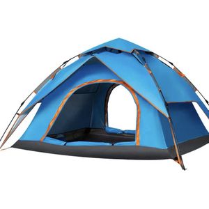 Pop-up werptent tent voor 3-4 personen, strandtent, snel op te zetten, waterdicht, lichtgewicht, kamperen, voor kamperen, klimmen, vissen, survival, festivals
