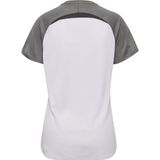 Hummel Damen Polo Shirt Lead 2.0 223758 White/Steel Gray-XXL