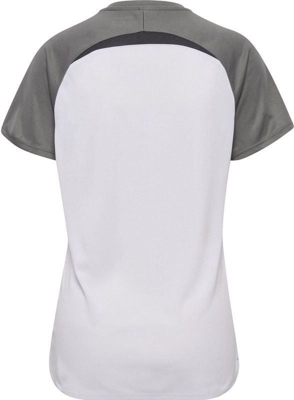 Hummel Damen Polo Shirt Lead 2.0 223758 White/Steel Gray-XXL