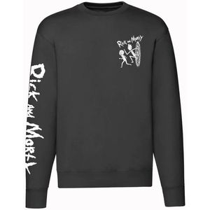 Rick And Morty Get Ready Sweatshirts zwart M Heren