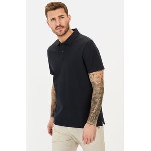 Poloshirt - Regular Fit - Gecontroleerde Stof - Zijsplitten