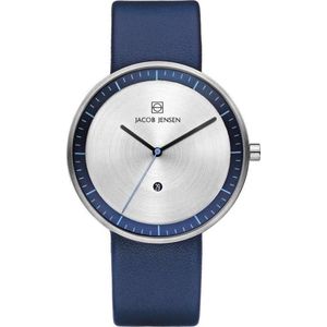 Jacob Jensen 272 horloge heren - blauw - edelstaal