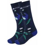 Cairn Skisokken Kinderen - 2 paar - Night Sky Dino - Maat 19/22