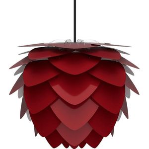Umage Aluvia Medium hanglamp ruby red - met koordset zwart - Ø 59 cm