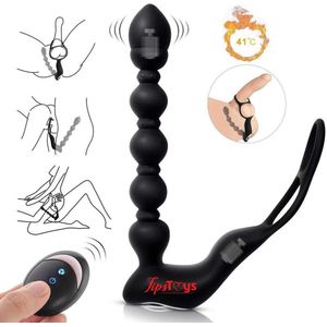 TipsToys Verwarming Anaal Vibrators Buttplugs - Dildo's Vibrator Vrouwen - Prostaat Vibrator Mannen Seksspeeltjes