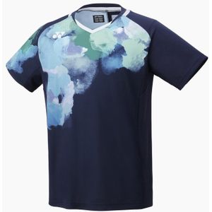 Yonex 10508EX men's crew neck badminton shirt - navy blue