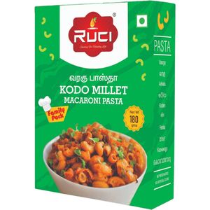 Ruci - Macaroni Pasta van Kodo Gierst incl. Kruidenmix - 3x 180 g