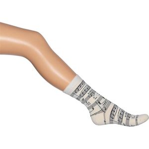Bonnie Doon - Dames - Brillante Sock - Creme/Creme/Ivory - maat 36-41 (2 paar)