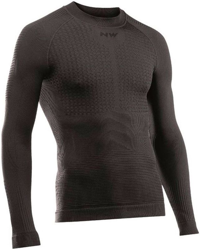 Northwave - Men Revolution Jersey - Fietsshirt - Zwart - Lange Mouwen