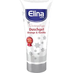 NEW! Elina Med Douche Gel Winterverzorging Orange & Vanille 200ml (4 stuks) - winter - verzorging - care - cadeaupakket - giftset - gift - cadeau - pakket - feest - verjaardag - birthday - present