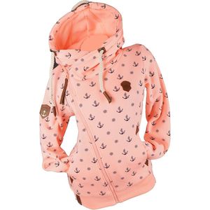 Zwarte Sweatjack voor Dames - XXL met Capuchon en Fleece Voering