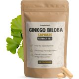 Cupplement - Ginkgo Biloba Capsules - 60 Stuks - 120 MG per Capsule - Vegan - Supplement