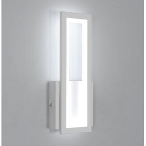 Goeco wandlampen - 32cm - Medium - LED - 16W - 1800LM - koel wit licht - 6500K - rechthoekig - acryl - voor slaapkamer hal woonkamer trap badkamer