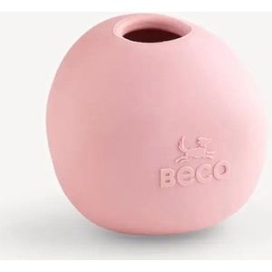Beco Pets Wobble Ball - Verrijking voor de hond - Vulbaar kauwspeelgoed - Natuurlijk Rubber - Roze