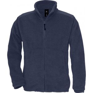 B&C Heren Icewalker+ Full Zip Fleece Top (Marine)