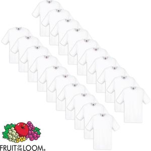 Fruit of the Loom Origineel T-shirt katoen wit 20 stuks M