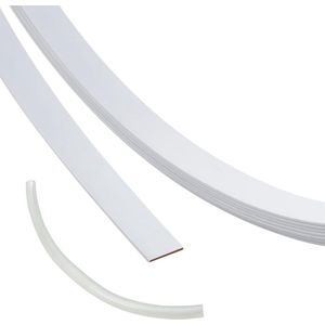 5.5m Witte Spiraalmetaal Corset Beugels - 10mm Brede Stevige Ondersteuning voor Bruidsjurken