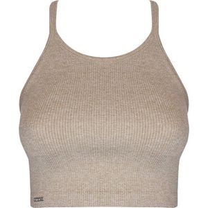 MAGIC Bodyfashion Dames Crop Top Beige
