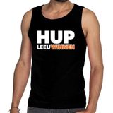 Nederland supporter tanktop / mouwloos shirt Hup LeeuWinnen zwart heren - landen kleding XXL
