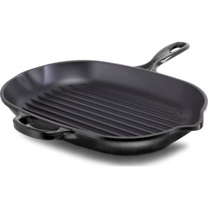 Le Creuset Ovale Grillpan 32 cm Mat Zwart