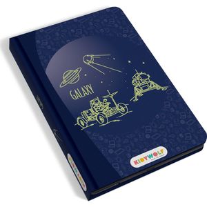 Kidywolf Kidydraw-Mini Tablet Tekentablet met 30 Tekeningen GALAXY