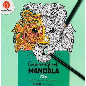 Mandala kleurboek voor volwassenen - 72 kleurplaten