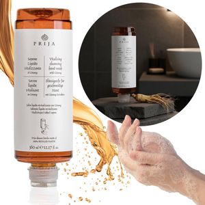 PRIJA vloeibare zeep met ginseng-extract, navulling voor dispenser, VEGAN 360 ml
