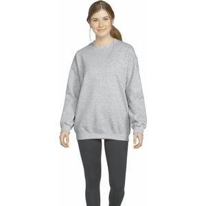 Gildan - Softstyle Midweight Fleece Crewneck Sweater - Sport Grey (Heather) maat L