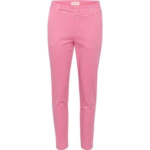 Part Two Damesbroek, slim fit, cropped, lengte, hoge taille, normale tailleband, Morning Glory, 32