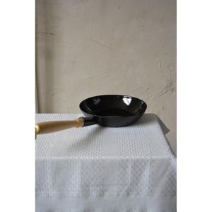 Riess Nostalgische Koekenpan Zwart Emaille 20 cm - Moderne en Ecologische Productie - Zuiver Voedsel met Pure Smaak